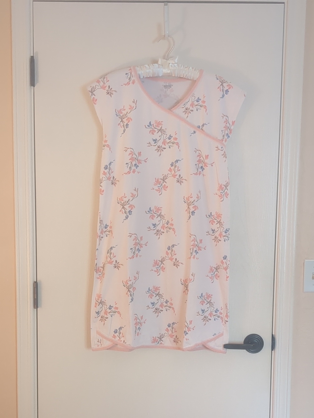 2 Garnet Hill Small Asian Wrap Nightgowns - Picture 3 of 5